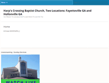 Tablet Screenshot of harpscrossing.com